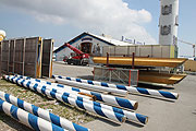 Wiesnaufbau 23.08.2009 (©Foto: Martin Schmitz)
